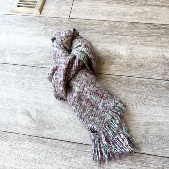 Guillaume De Mons Paris Wool Blend Scarf Made in France - Picture 7 of 8